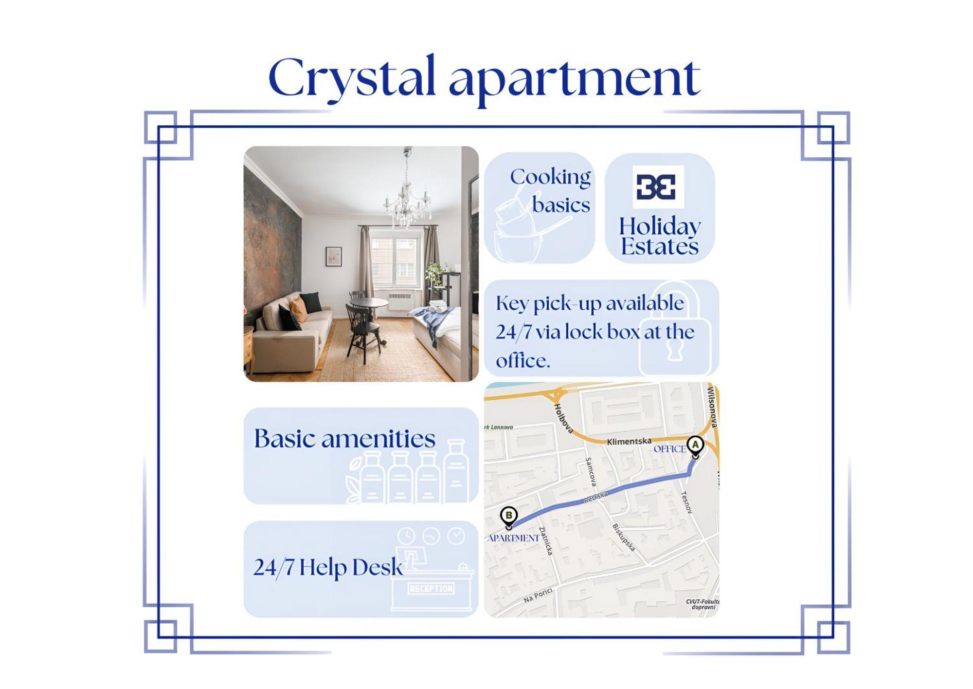 Crystal Apartment Прага Екстериор снимка